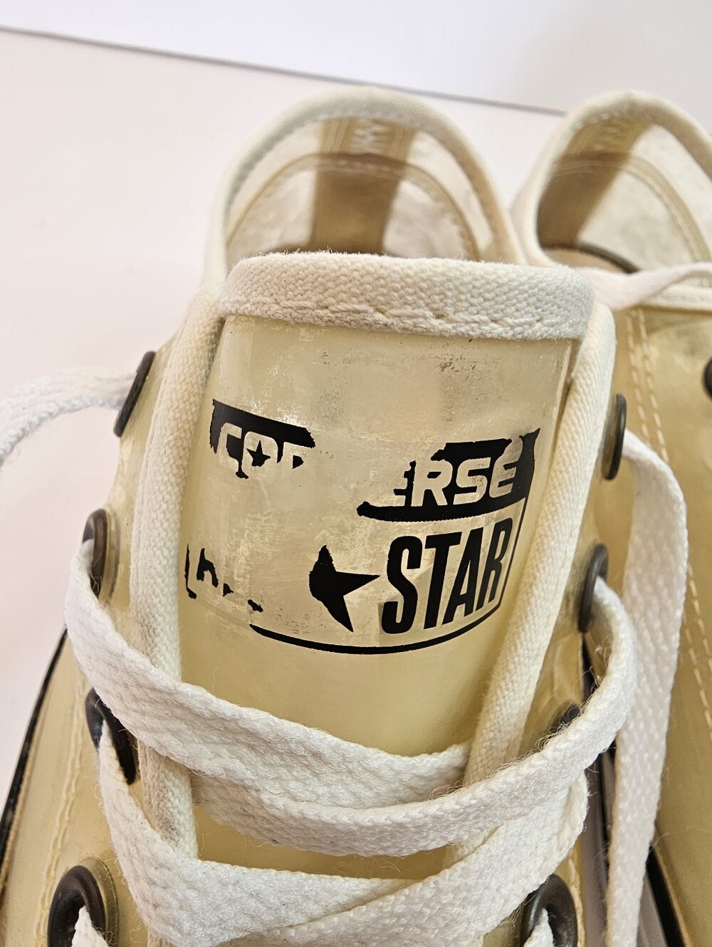 Converse All Star Low Top Chuck Taylor Clear Sz 7 Streetwear Casual Sneakers - Picture 11 of 11